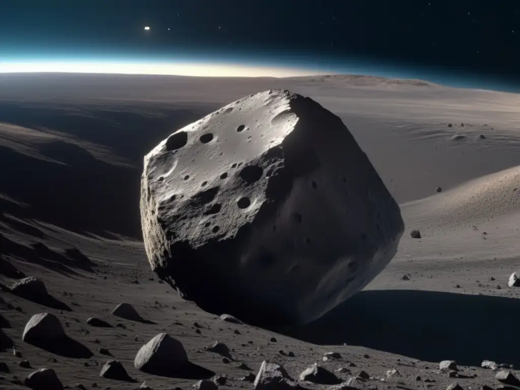 Búsqueda respuestas en asteroides: Detallada imagen 8k del asteroide Bennu capturada por la nave OSIRISREx