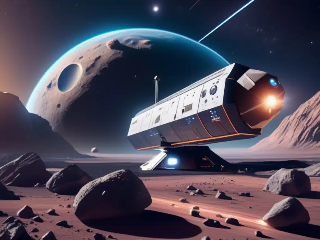 Captura de asteroides: Futura seguridad y exploración en una estación espacial avanzada
