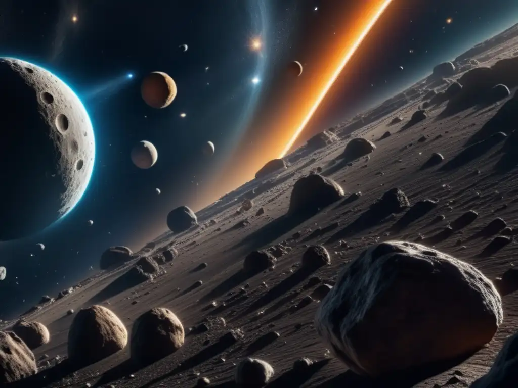 Características distintivas de asteroides en el espacio