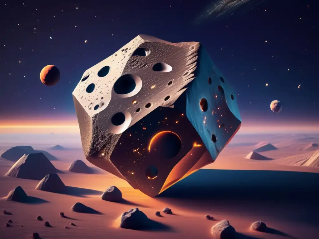 Características inusuales de asteroides: forma, composición y misterio en el espacio estelar