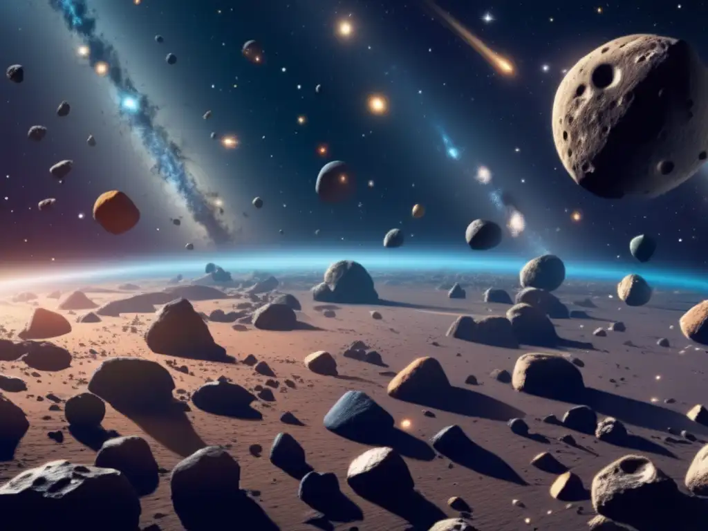 Características únicas asteroides evolución cósmica