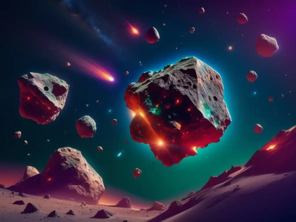 Causas forma irregular asteroides, belleza etérea en el espacio