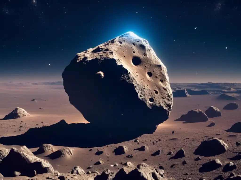 Causas forma irregular asteroides en el espacio