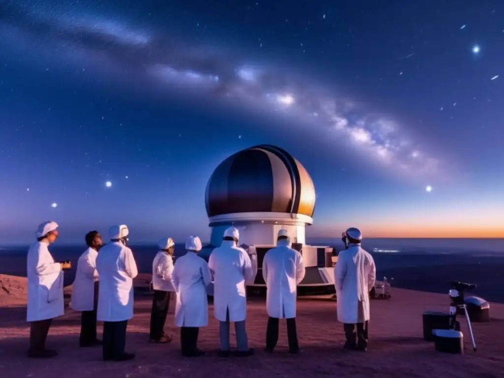 Científicos en observatorio vigilan asteroi