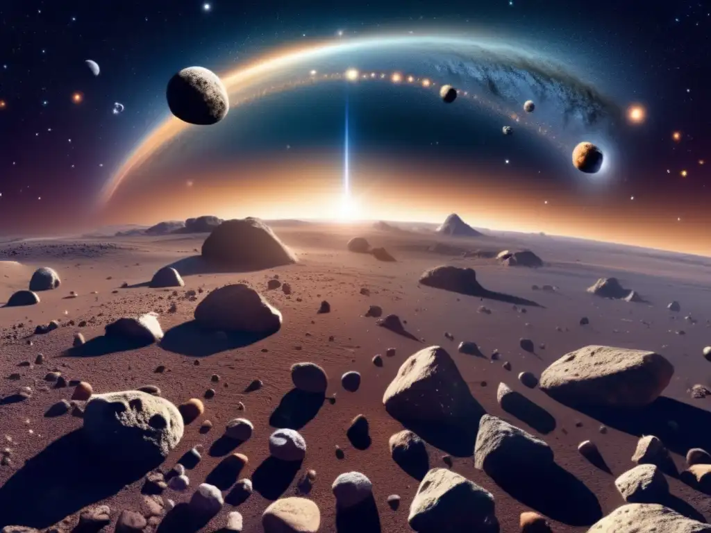 Cinturón de asteroides: composición y estructura