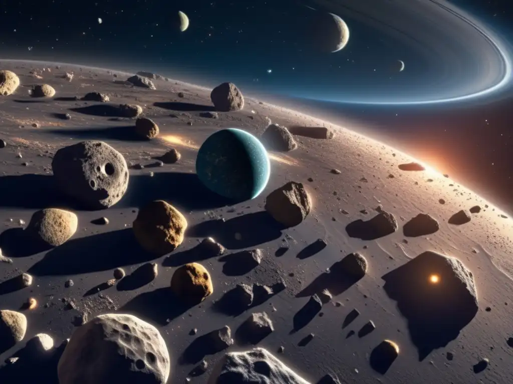 Cinturón de asteroides: extracción metales preciosos, beneficios y desafíos