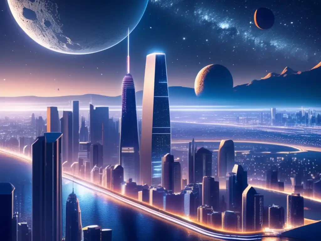 Ciudad futurista en peligro: psicología de los videojuegos con asteroides