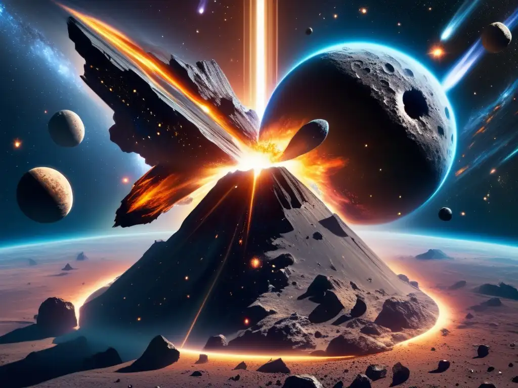 Colisión interplanetaria: Origen de los asteroides metálicos