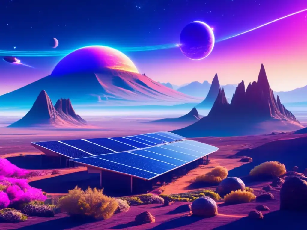 Colonia extraterrestre: Energía solar espacial para colonias extraterrestres