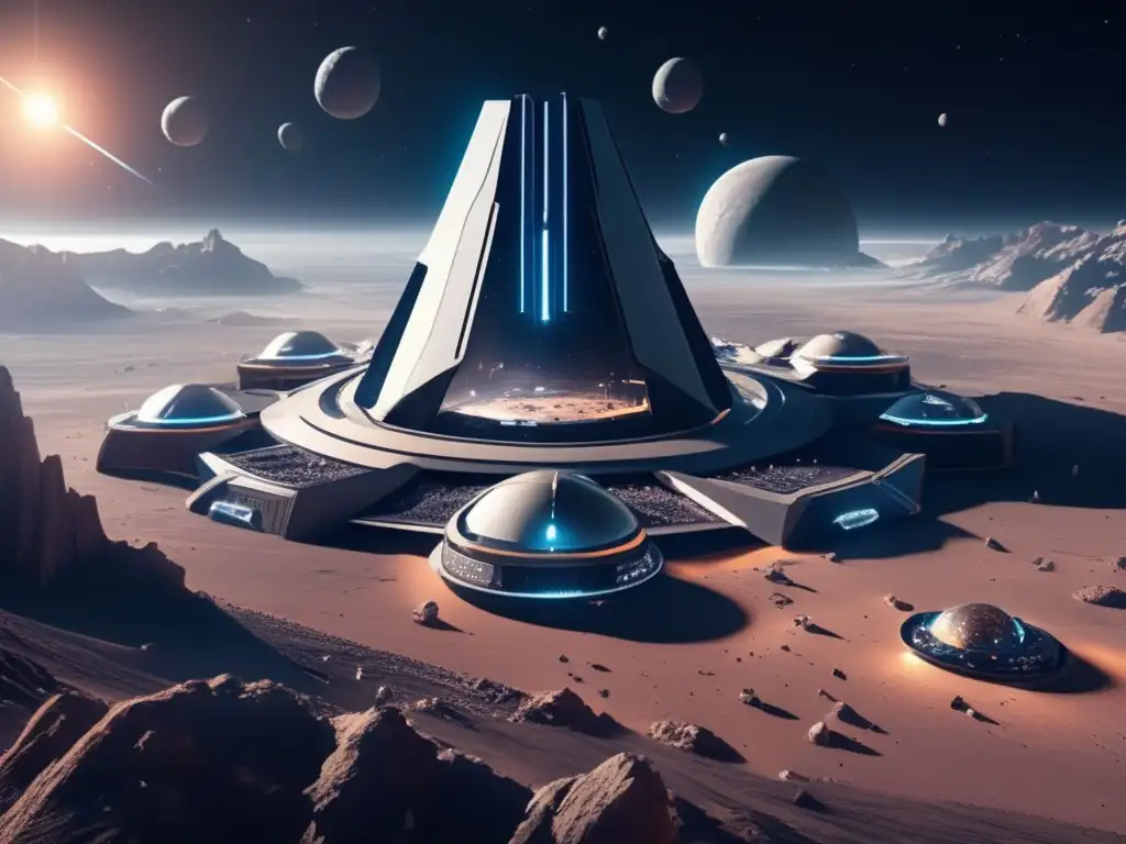Colonia minera futurista en el espacio - Ética en la colonización de asteroides