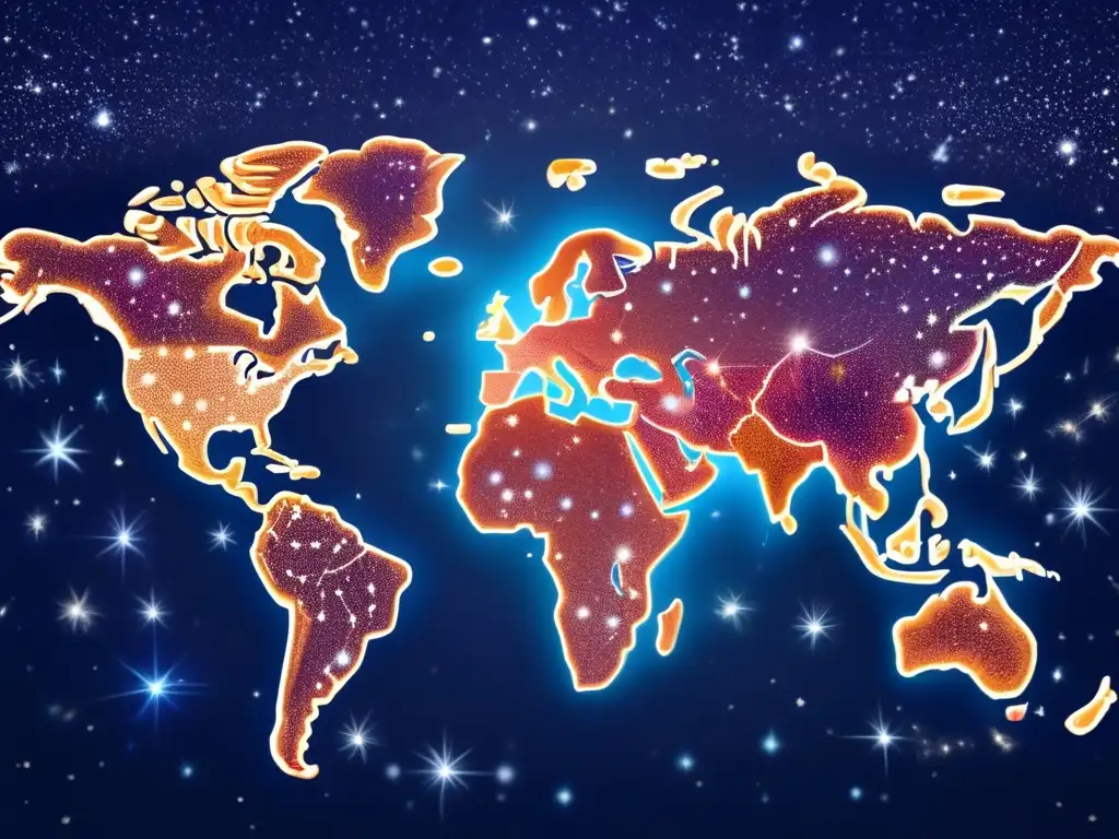 Comercio ilegal de meteoritos: noche estrellada, países interconectados, colaboración