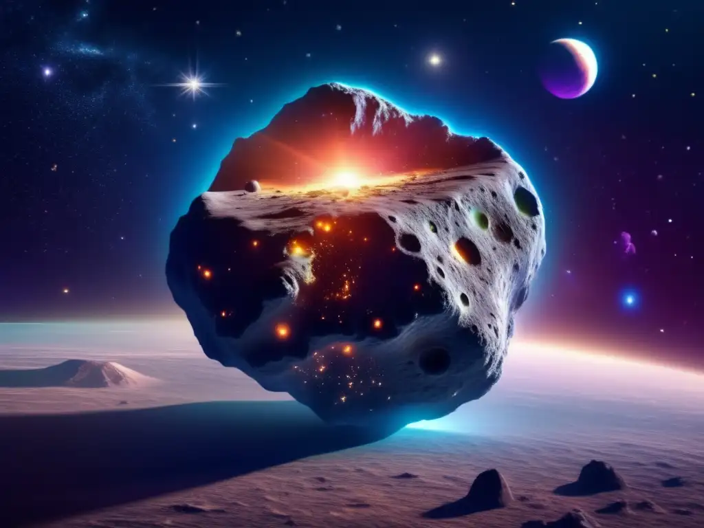 Composiciones únicas de asteroides en el espacio