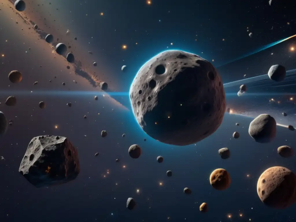 La conciencia pública sobre los asteroides en una impresionante imagen en 8k del cinturón de asteroides