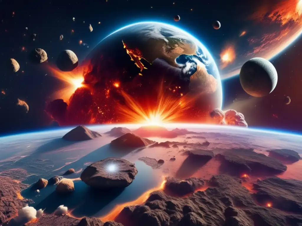 Consecuencias globales colisiones asteroides: Impacto devastador de asteroides en la Tierra
