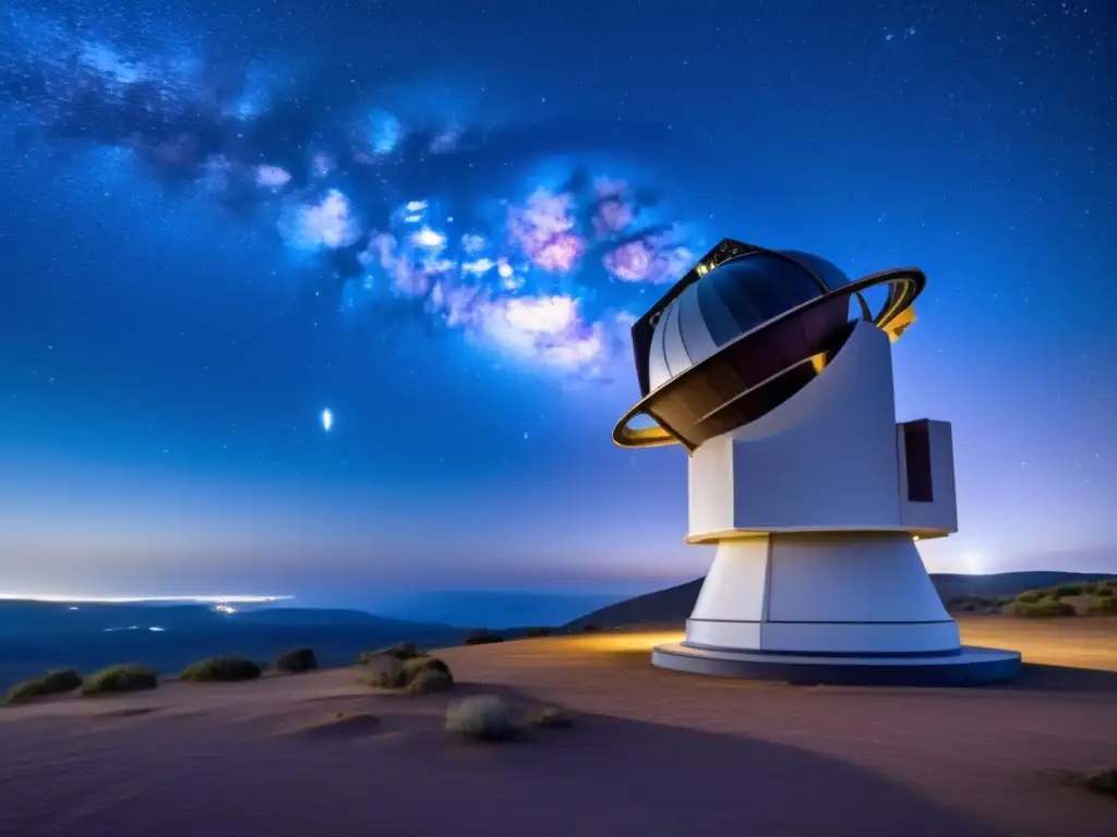 Consejos para observar asteroides: Noche estrellada con telescopio