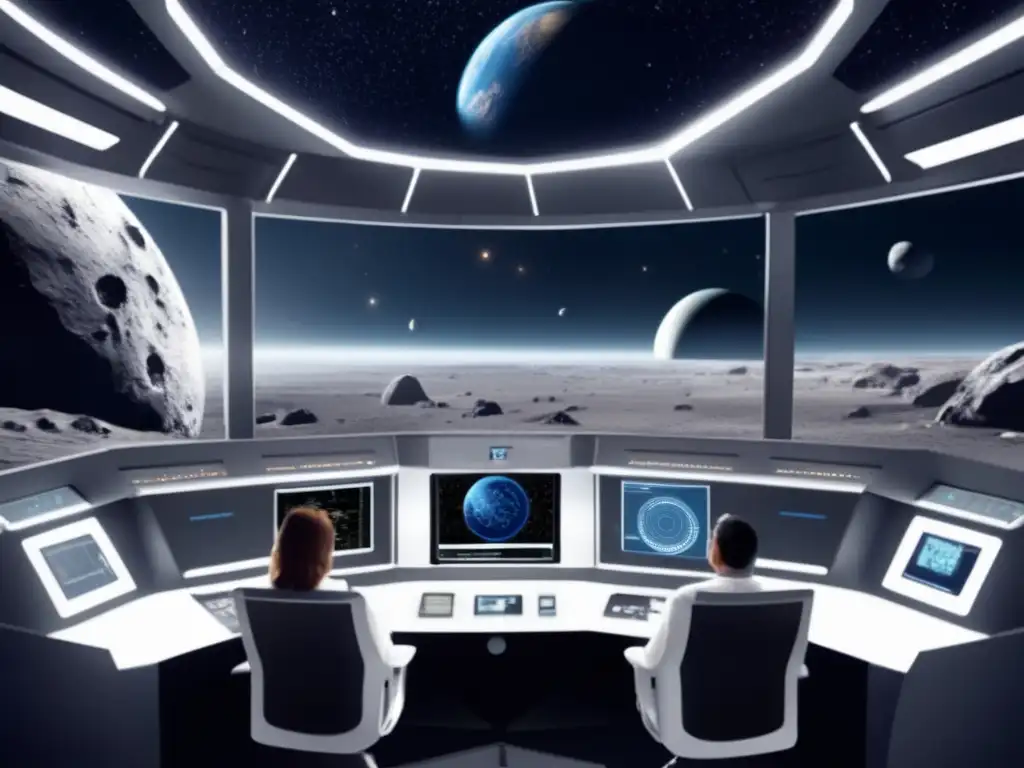 Control central en hábitat asteroidal: Seguridad, tecnología y bienestar
