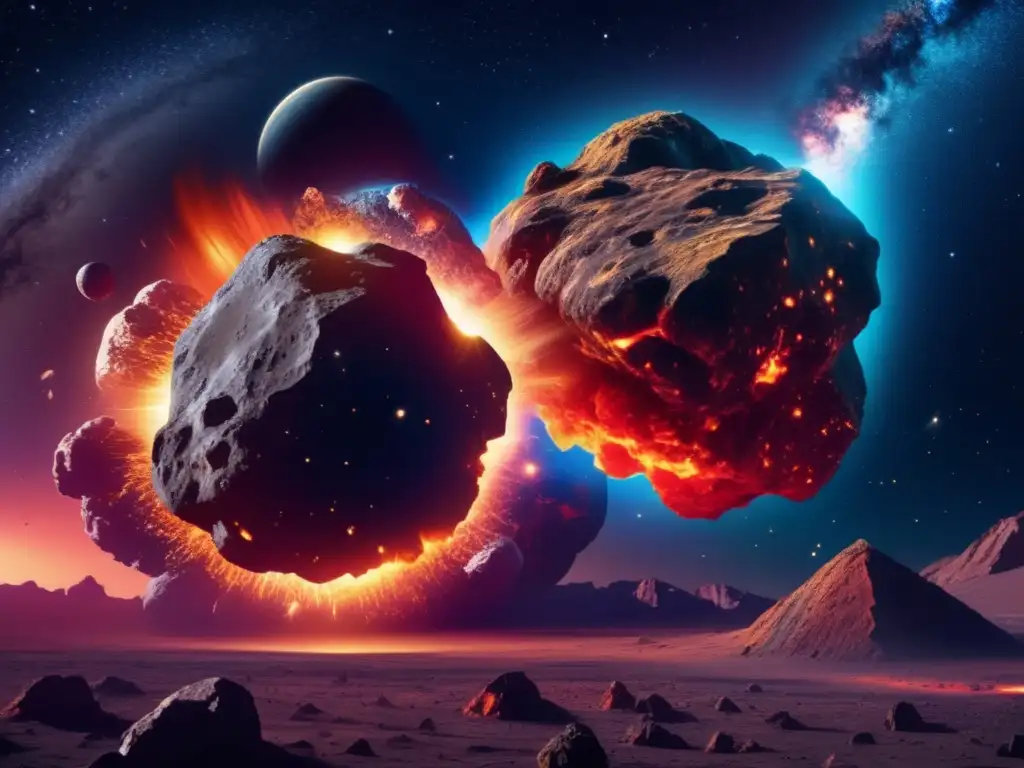 Colisión cósmica entre asteroide y Tierra: Asteroides y dioses del Olimpo