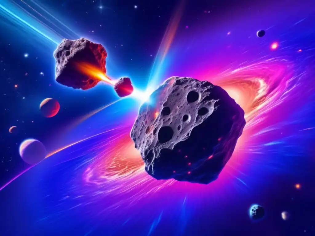 Colisión cósmica entre asteroides: Importancia en sistemas planetarios