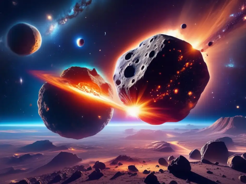 Colisión cósmica: asteroides binarios, teorías y papel