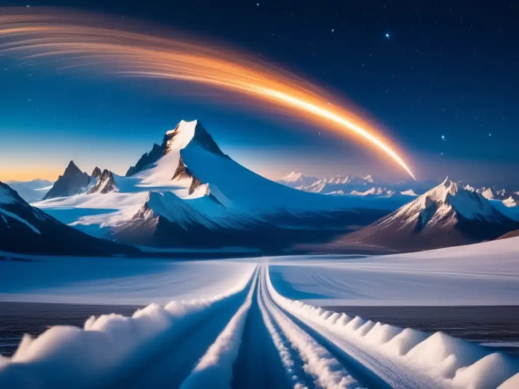 Conexión cósmica entre era del hielo y asteroides: paisaje helado