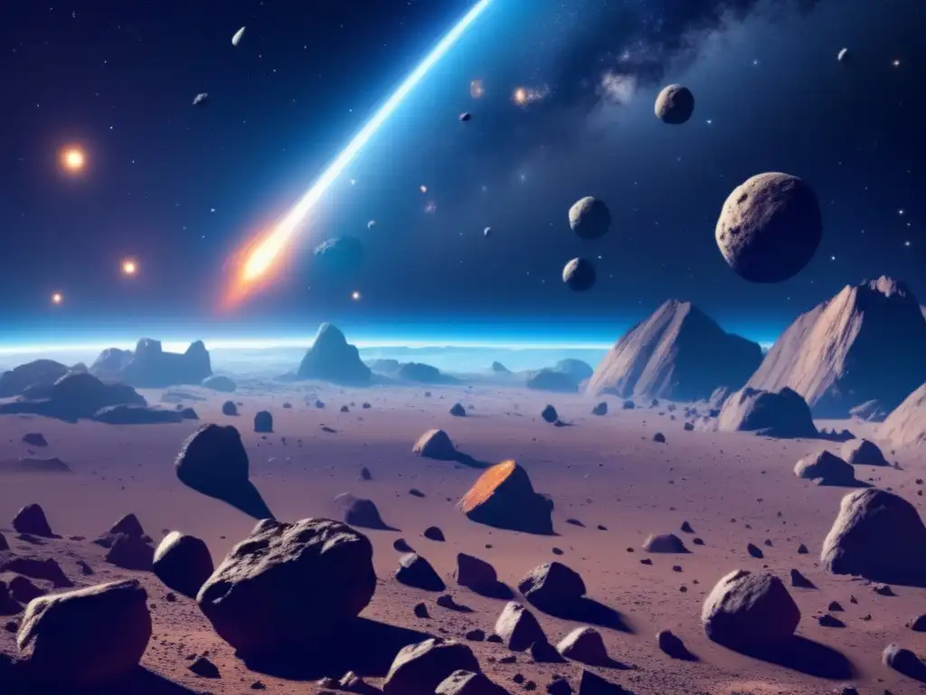 Desafío asteroide tipo C en minería espacial