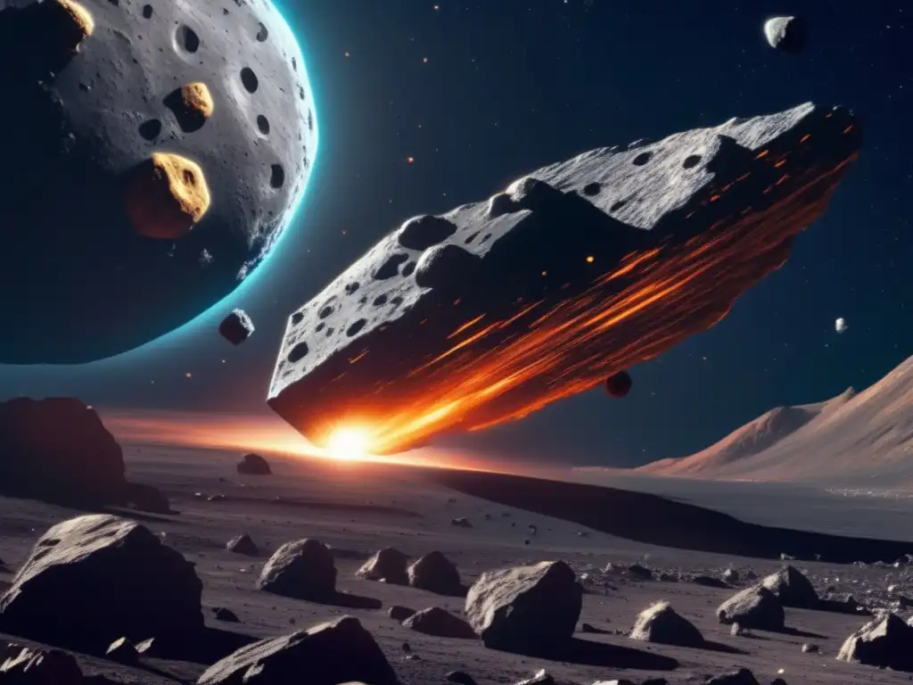 Desafío minería espacial asteroide tipo C: impacto inminente