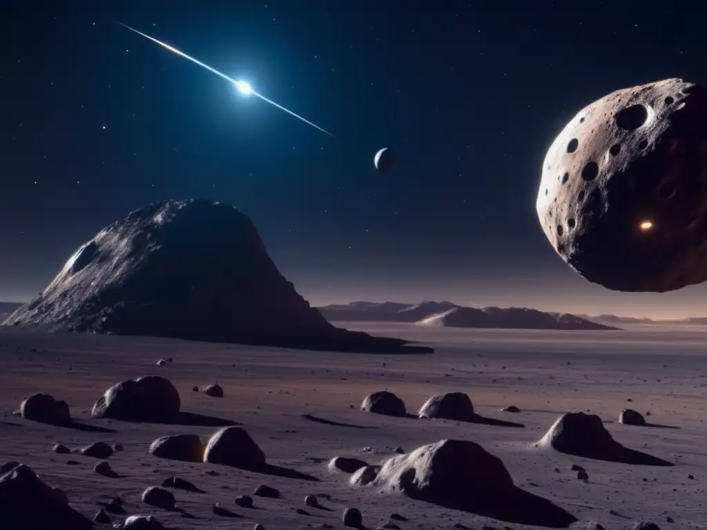 Desafío minería espacial asteroide tipo C