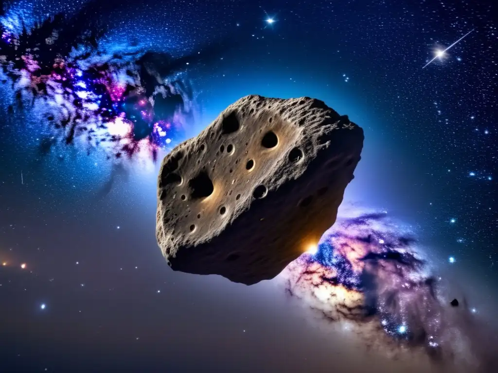 Descubrimiento del asteroide Arrokoth más allá de Plutón: imagen impresionante del asteroide en el espacio, rodeado por la Vía Láctea