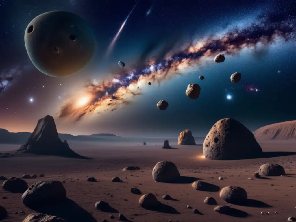 Descubrimiento asteroides sistema solar: Imagen 8K detallada muestra la belleza y magnitud de los gigantes silenciosos que moldearon nuestro sistema