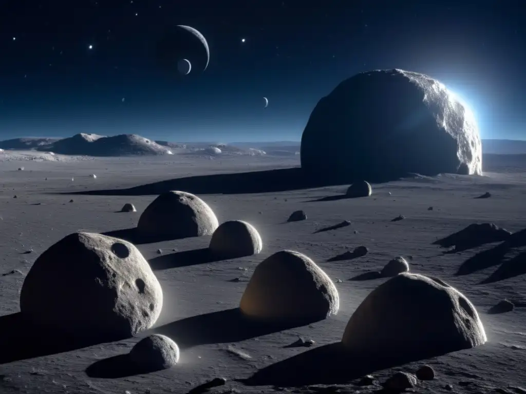Descubrimiento de lunas de asteroides en el espacio: un paisaje cinematográfico que revela secretos y despierta la curiosidad