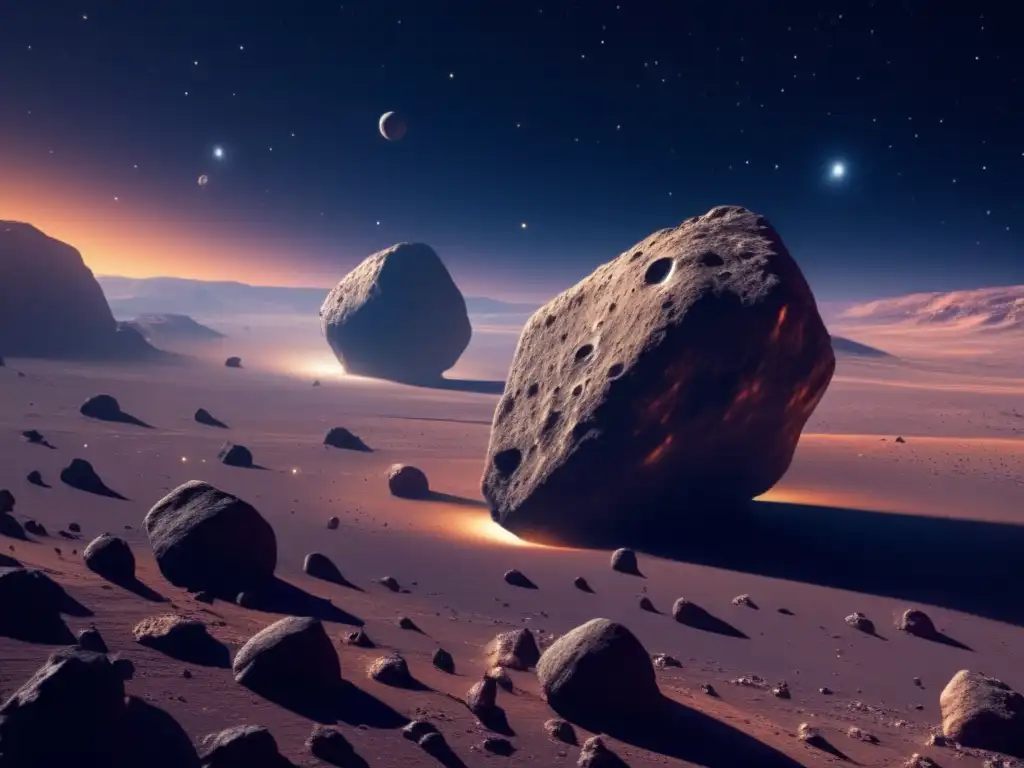 Descubrimiento de lunas ocultas en asteroides - Impresionante imagen en 8K de un sistema binario de asteroides en un cautivador baile espacial