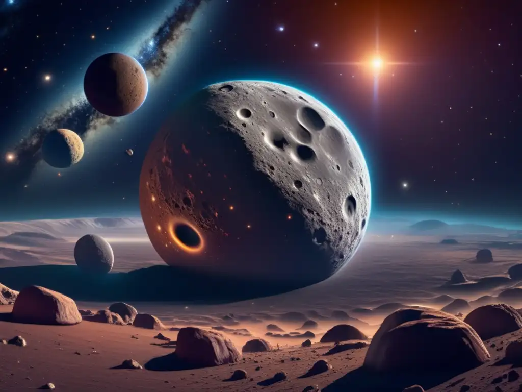 Un descubrimiento: Significado de asteroides basálticos en el universo