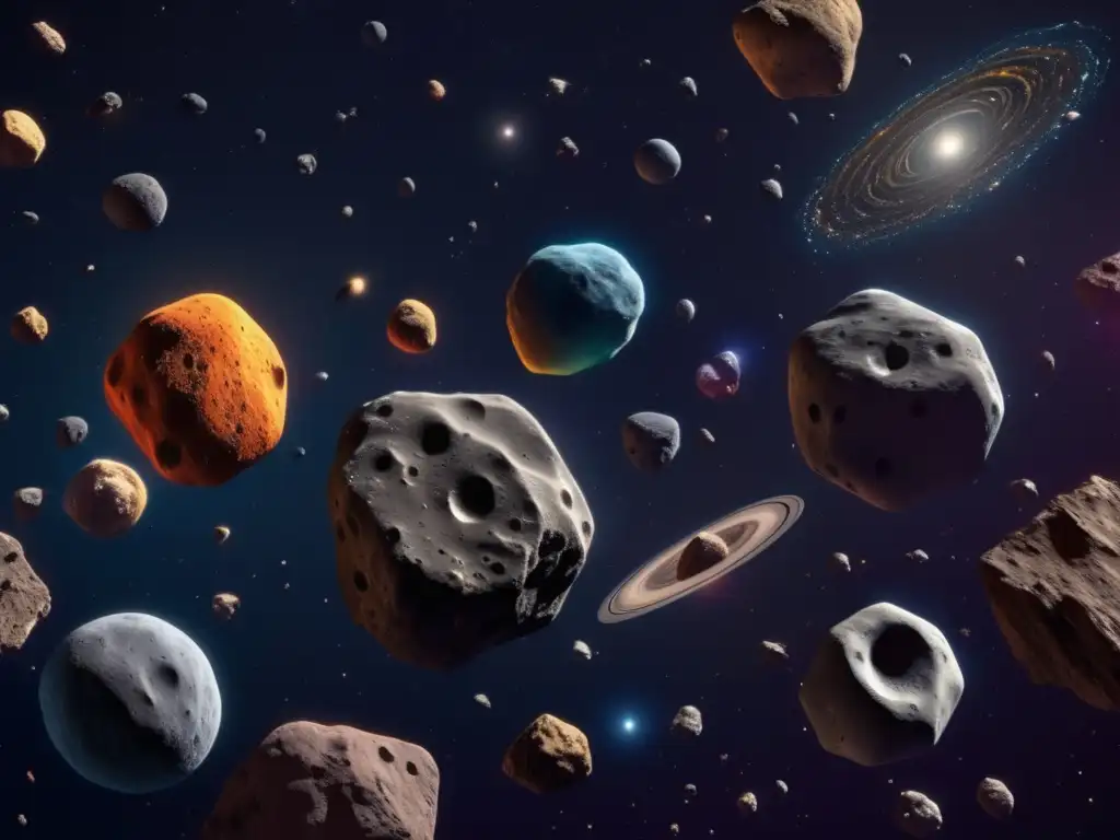 Descubrimientos de asteroides por Galileo: imagen ultradetallada en 8k muestra el fascinante mundo de los asteroides