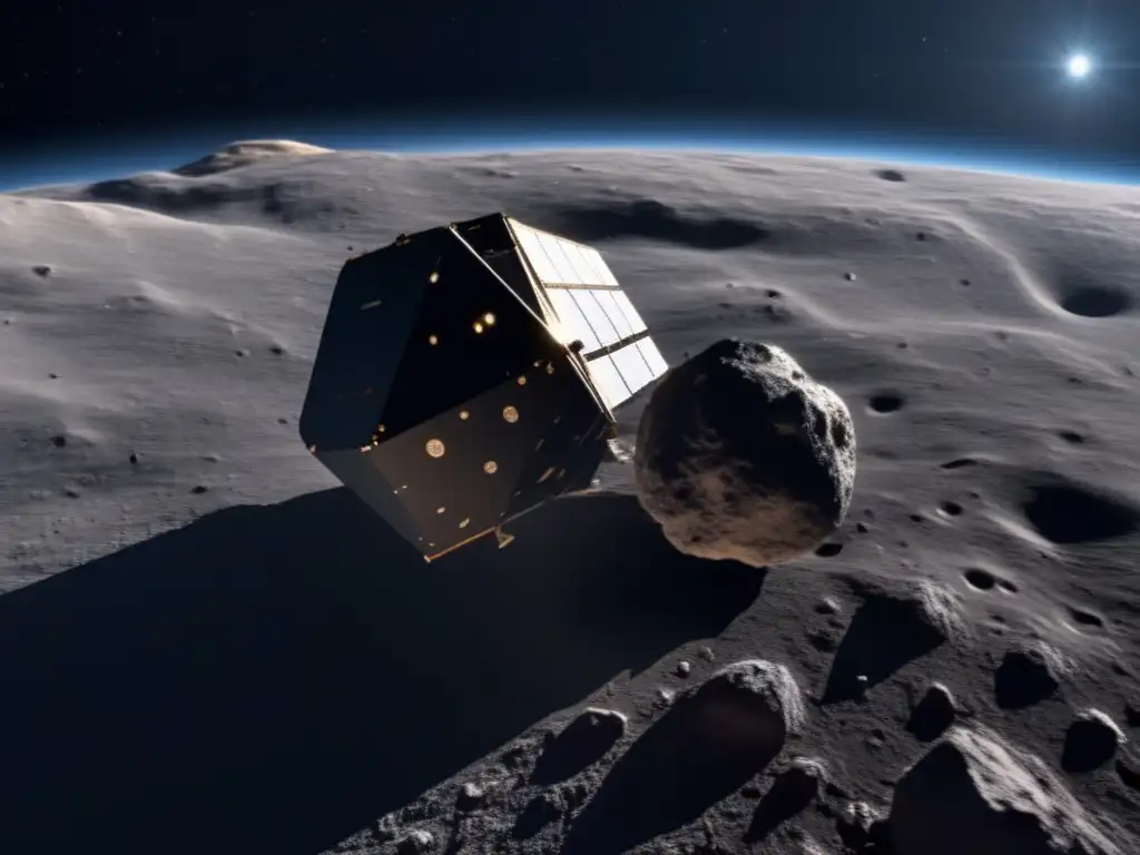Descubrimientos astronómicos del asteroide Ryugu en imagen 8k: Hayabusa2 en el espacio