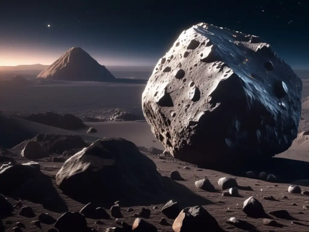 Descubrimientos astronómicos del asteroide Ryugu: imagen impactante en 8k muestra su superficie rocosa y diversa
