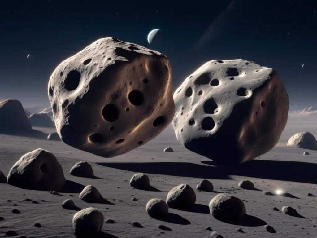 Descubrimientos astronómicos sobre asteroides en el espacio