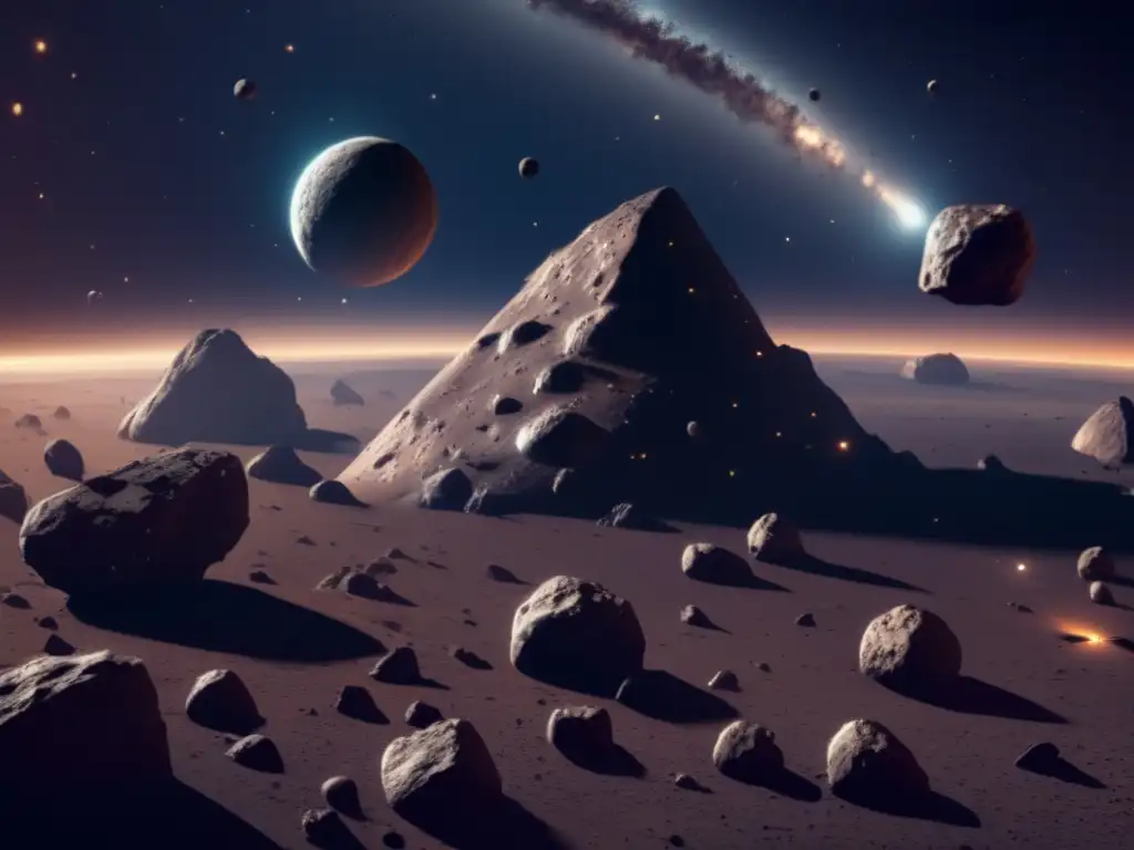 Descubrimientos astronómicos sobre asteroides en el espacio