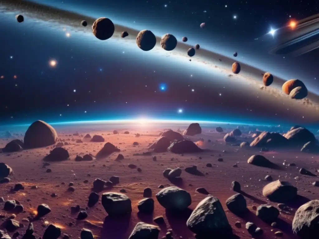 Descubrimientos recientes sobre asteroides en el vasto espacio y el cinturón de asteroides
