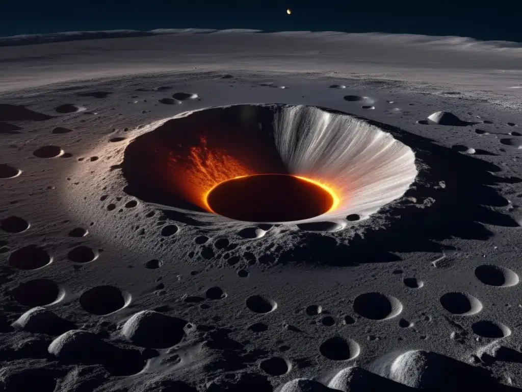 Descubrimientos recientes cráteres impacto en luna