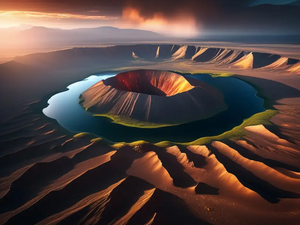 Descubrimientos recientes cráteres impacto: paisaje asombroso, equipo científico, tecnología avanzada, exploración cautivadora