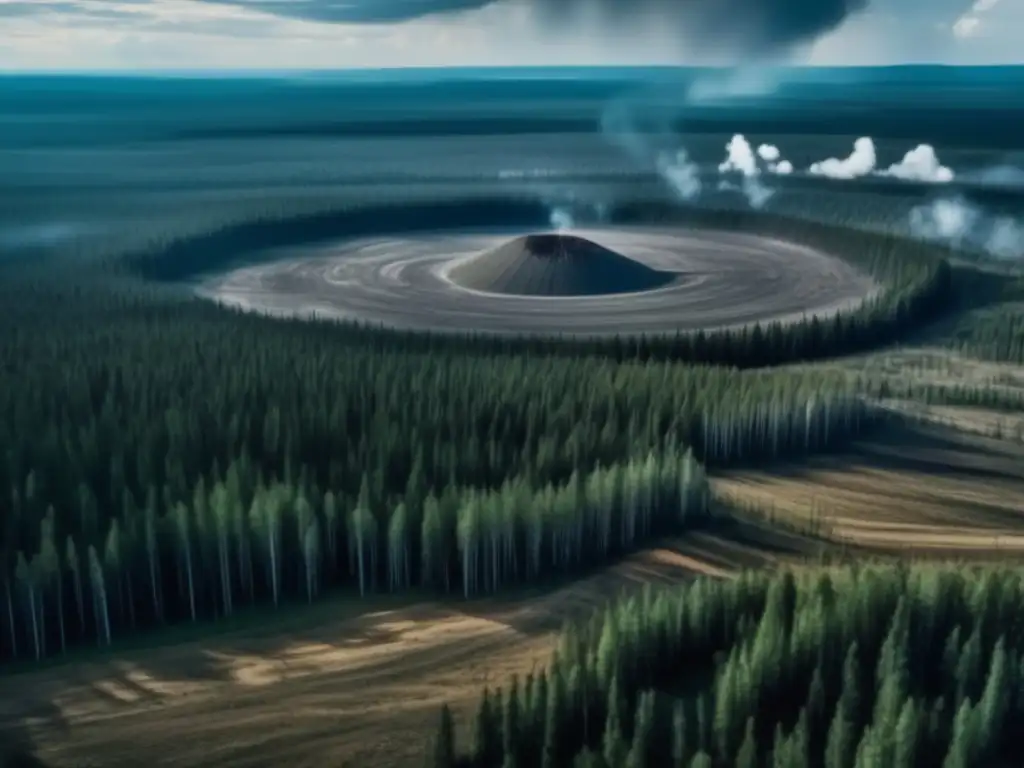 Destrucción masiva tras impacto de meteorito en Siberia