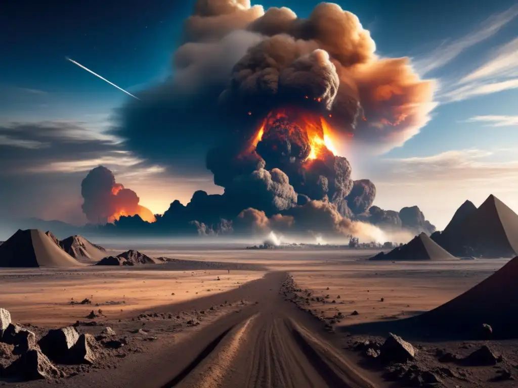 Devastación por impacto de asteroide en la Tierra - Exploración del impacto de asteroides