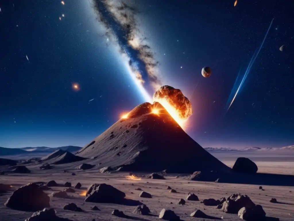 Diferencias entre meteorito y meteoroide: imagen impresionante de 8k mostrando el origen y formación de meteoritos y meteoroides