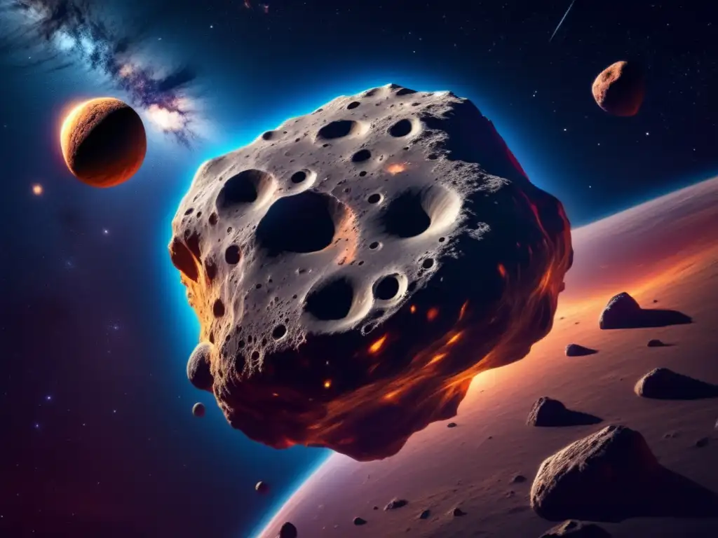 Dimensiones de asteroides para explotación en el universo