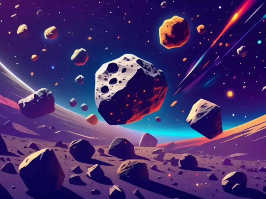 Dinámica asteroides simulaciones digitales en campo de asteroides espaciales