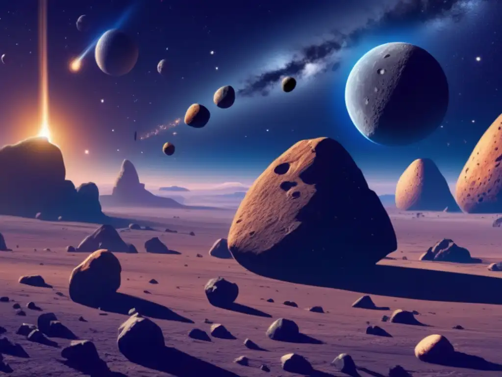 Evolución y diversidad de asteroides: Impacto de asteroides en la tierra