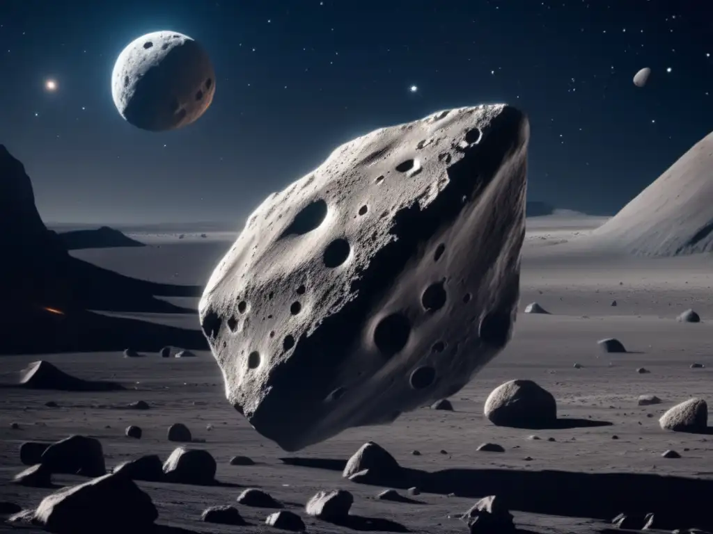 Drones exploran asteroides cercanos en imagen del espacio