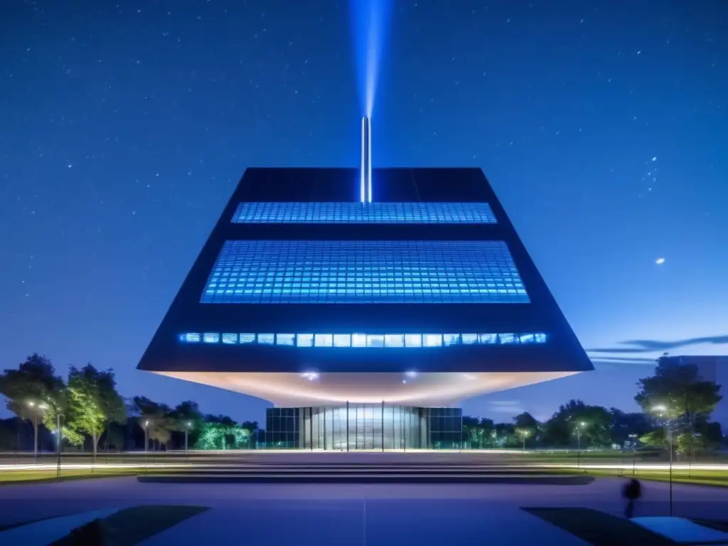 Edificio de la OEA en la noche estrellada: Regulación internacional de asteroides