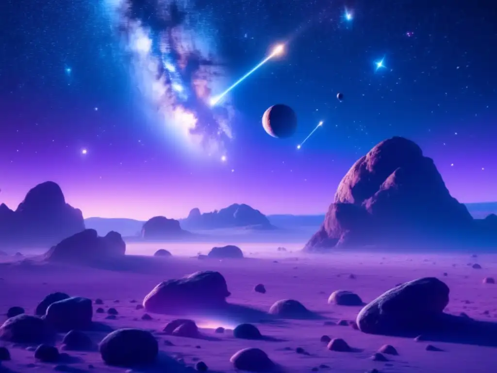 Efecto Yarkovsky en trayectoria asteroides: Vastness of space