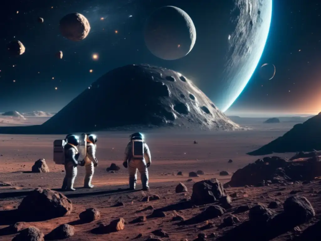Una emocionante imagen cinematográfica de la minería de asteroides en el contexto del Derecho Internacional